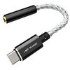 小型ポータブルDACアンプ(USB Type-C、Φ3.5mm stereo mini jack)  ブラック RK-DA60CK [ハイレゾ対応 /DAC機能対応] ラディウス