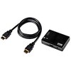 HDMIセレクター ケーブル付   ASL-HD302C [3入力 /1出力 /4K対応 /自動] ELPA (朝日電器)