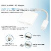 VV-UCHDPD-W コンパクトUSB Type C to HDMI 変換アダプター 給電ポート付 Vodaview 82733081