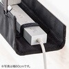 200-CT012BK ケーブル配線トレー ナイロンメッシュ製 デスククランプ式 サンワダイレクト 82733336