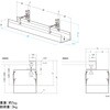 200-CT012BK ケーブル配線トレー ナイロンメッシュ製 デスククランプ式 サンワダイレクト 82733336