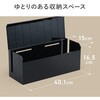 200-CB101BK ケーブル&タップ収納ボックス サンワダイレクト 82733948