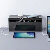 200-CB101BK ケーブル&タップ収納ボックス サンワダイレクト 82733948