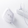 400-MAWB217W ブルーLEDマウス Bluetooth/ワイヤレス 超急速充電 サンワダイレクト 82734000