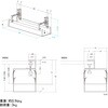 200-CT011BK ケーブル配線トレー ナイロンメッシュ製 デスククランプ式 サンワダイレクト 82734140