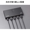 400-SW042 HDMI切替器 4K対応 リモコン付き サンワダイレクト 82734149