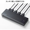 SW-HDR41R HDMI切替器 4K対応 リモコン付き サンワサプライ 82734201