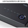 SW-HDR41R HDMI切替器 4K対応 リモコン付き サンワサプライ 82734201