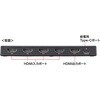 SW-HDR41R HDMI切替器 4K対応 リモコン付き サンワサプライ 82734201