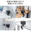 TAP-B115UC-2BK 電源タップ PD65W充電機能付き クランプ固定式 サンワサプライ 82734219
