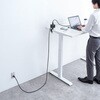 TAP-B115UC-2BK 電源タップ PD65W充電機能付き クランプ固定式 サンワサプライ 82734219