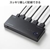 SW-HDR31R HDMI切替器 4K対応 リモコン付き サンワサプライ 82734255