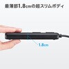 TAP-SLIM7U-15BK 電源タップ スリム PD100W対応 サンワサプライ 82734280