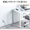 TAP-SLIM7U-15BK 電源タップ スリム PD100W対応 サンワサプライ 82734280