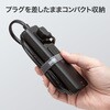 TAP-SLIM7U-15BK 電源タップ スリム PD100W対応 サンワサプライ 82734280