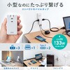 TAP-MC2A1AC3W 電源タップ モバイル PD33W対応 サンワサプライ 82734325