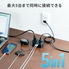 TAP-MC2A1AC2BK 電源タップ  モバイルタイプ 巻き取り式 サンワサプライ 82734386