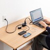 TAP-MC2A1AC2BK 電源タップ  モバイルタイプ 巻き取り式 サンワサプライ 82734386