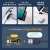 AD-USB37CAFBK 変換アダプタ USB2.0-USB TypeC サンワサプライ 82734395
