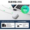 AD-USB37CAFBK 変換アダプタ USB2.0-USB TypeC サンワサプライ 82734395
