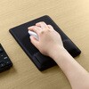 MPD-MU5BK マウスパッド 低反発リストレスト付き 抗菌 サンワサプライ 82734420
