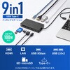 USB-DKM3BKN ドッキングステーション USB TypeC サンワサプライ 82734465