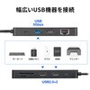 USB-DKM3BKN ドッキングステーション USB TypeC サンワサプライ 82734465