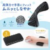 TOK-HONEY1BK リストレスト ハニカム構造 TPE素材 サンワサプライ 82734481