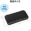 TOK-HONEY1BK リストレスト ハニカム構造 TPE素材 サンワサプライ 82734481