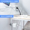 TAP-B115UC-2W 電源タップ PD65W充電機能付き クランプ固定式 サンワサプライ 82734490