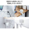 TAP-B115UC-2W 電源タップ PD65W充電機能付き クランプ固定式 サンワサプライ 82734490