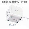 TAP-B115UC-2W 電源タップ PD65W充電機能付き クランプ固定式 サンワサプライ 82734490