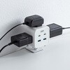 TAP-B115UC-2W 電源タップ PD65W充電機能付き クランプ固定式 サンワサプライ 82734490