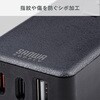 TAP-MC2A1AC3BK 電源タップ モバイル PD33W対応 サンワサプライ 82734535