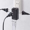 TAP-MC2A1AC3BK 電源タップ モバイル PD33W対応 サンワサプライ 82734535