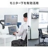CR-LAW119BK 液晶モニタアーム 壁掛け式 サンワサプライ 82734560