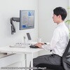 CR-LAW119BK 液晶モニタアーム 壁掛け式 サンワサプライ 82734560