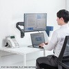 CR-LAW119BK 液晶モニタアーム 壁掛け式 サンワサプライ 82734560