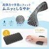 TOK-HONEY1GY リストレスト ハニカム構造 TPE素材 サンワサプライ 82734578