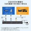 SW-HDR21R HDMI切替器 4K対応 リモコン付き サンワサプライ 82734630