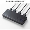 SW-HDR21R HDMI切替器 4K対応 リモコン付き サンワサプライ 82734630