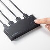 SW-HDR21R HDMI切替器 4K対応 リモコン付き サンワサプライ 82734630