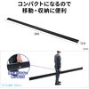 PRS-Y120HD プロジェクタースクリーン 床置き式 サンワサプライ 82734639