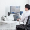 CR-LAW118BK 液晶モニタアーム 壁掛け式 サンワサプライ 82734648