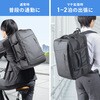 BAG-BP20WP キャリングバッグ リュックタイプ マチ拡張薄型 サンワサプライ 82734700