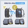 BAG-BP20WP キャリングバッグ リュックタイプ マチ拡張薄型 サンワサプライ 82734700