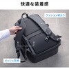 BAG-BP20WP キャリングバッグ リュックタイプ マチ拡張薄型 サンワサプライ 82734700