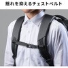 BAG-BP20WP キャリングバッグ リュックタイプ マチ拡張薄型 サンワサプライ 82734700
