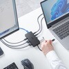 USB-DKMC12BK ドッキングステーション USB TypeC 3画面出力対応 サンワサプライ 82734709