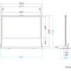 PRS-YPT120HDT プロジェクタースクリーン 床置き式 超短焦点対応 サンワサプライ 82734727